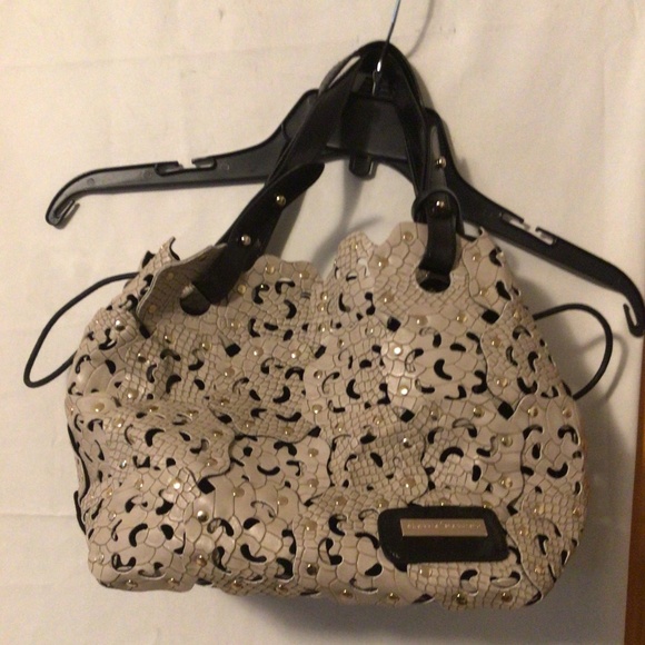 ALESSIA MASSIMO CUT OUT PATCH WITH METAL STUD ACCENTS - Picture 2 of 9